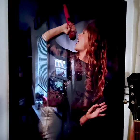 COPY - Red TV Lithograph - Picture 2 of 2